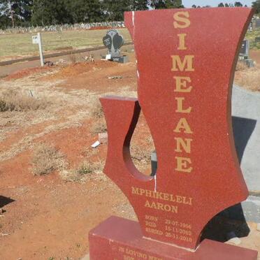 SIMELANE Mphikeleli Aaron 1956-2010