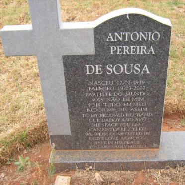 SOUSA Antonio Pereira, de 1939-2007