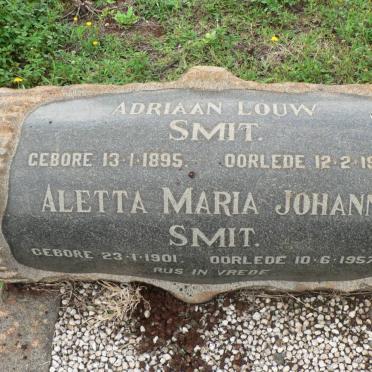 SMIT Aletta Maria Johanna 1901-1957