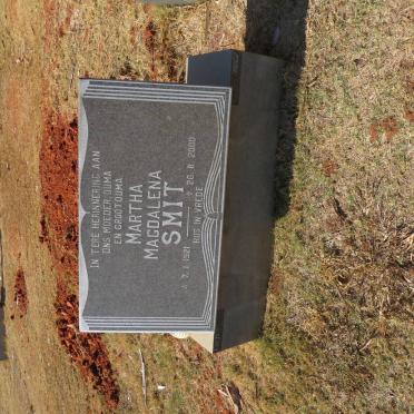 SMIT Martha Magdalena 1921-2000