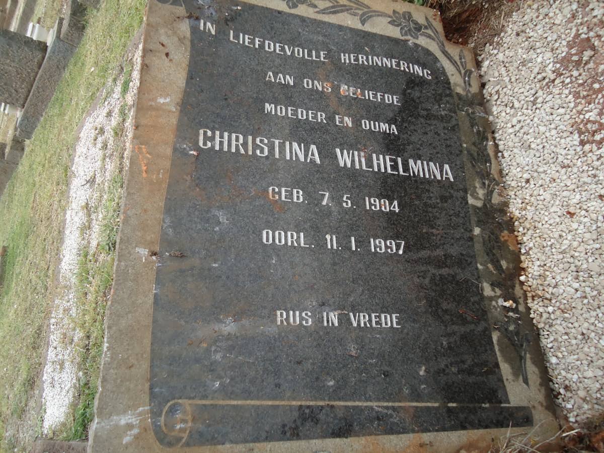 SMIT Christina Wilhelmina 1904-1997