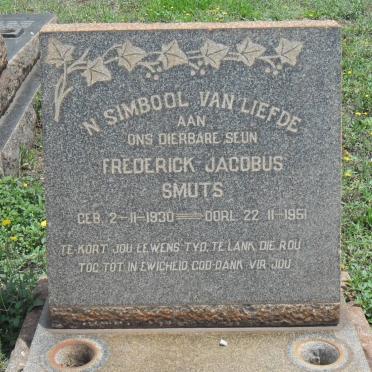 SMUTS Frederik Jacobus 1930-1951