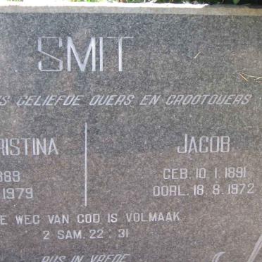 SMIT Jacob 1891-1972 &amp; Johanna Christina 1889-1979 