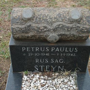 STEYN Petrus Paulus 1941-1942