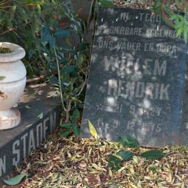 STADEN Willem Hendrik, van 1927-1975