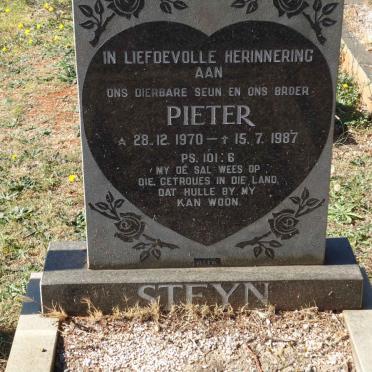 STEYN Pieter 1970-1987