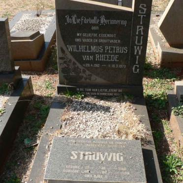 STRUWIG Wilhelmus  Petrus van Rheede 1912-1973