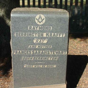 STEWART Frances Sarah nee BERRINGTON :: STEWART Raymond Berrington Krafft