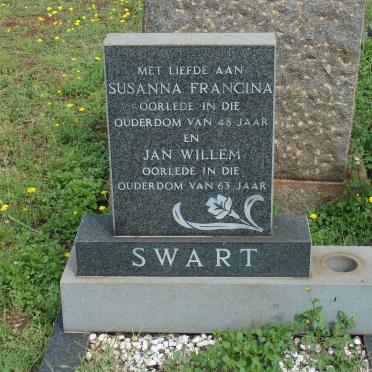 SWART Jan Willem &amp; Susanna Francina