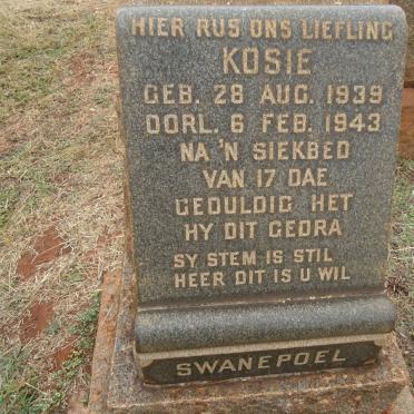 SWANEPOEL Kosie 1939-1943