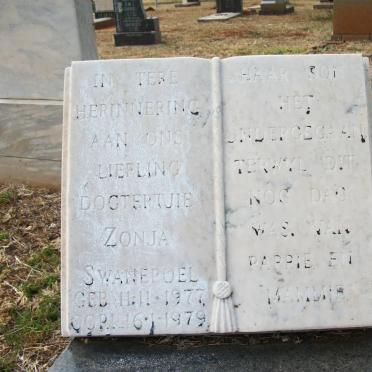 SWANEPOEL Zonja 1977-1979