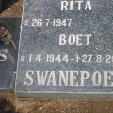SWANEPOEL Boet 1944-2003 &amp; Rita 1947-