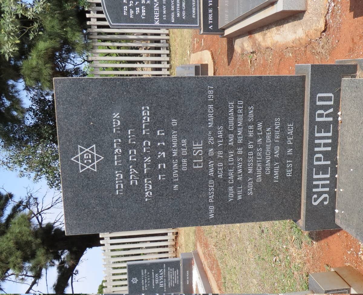 SHEPHERD Elsie -1987