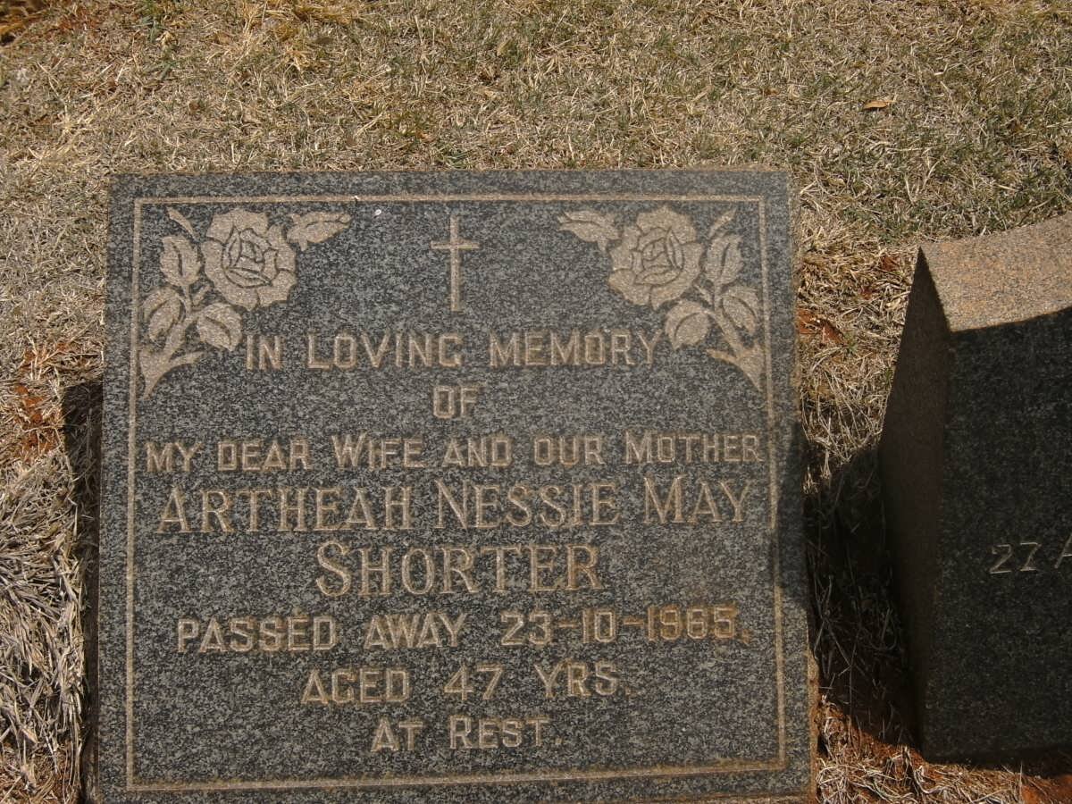 SHORTER Artheah Nessei May -1965