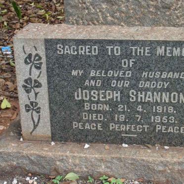SHANNON Joseph 1918-1953