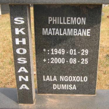 SKHOSANA Phillemon Matalambane 1949-2000