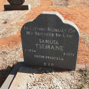 TSEMANE Samuel 1934-1977