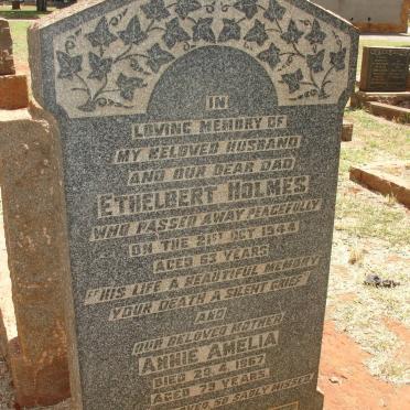 TENNANT Ethelbert Holmes -1944 &amp; Annie Amelia -1967