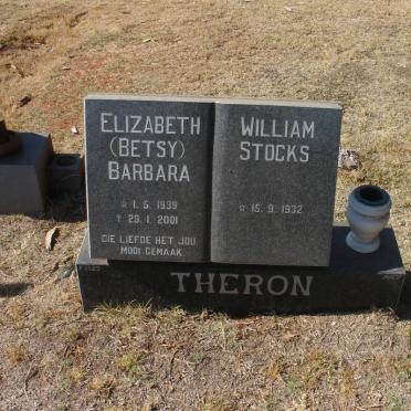 THERON William Stocks 1932- &amp; Elizabeth Barbara 1939-2001