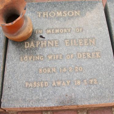 THOMSON Daphne Eileen 1920-1972