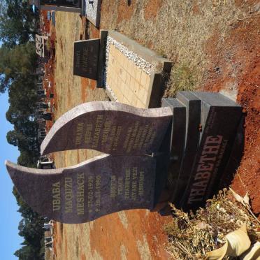 THABETHE Maquzu Meshack 1929-1980 &amp; Seipei Elizabeth 1930-2013