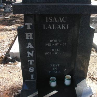 THANTSI Isaac Lalaki 1918-1974