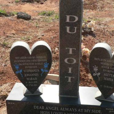 TOIT Stephanus Johannes Marais, du 19??-2011 &amp; Aletta Maria 19??-