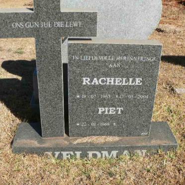 VELDMAN Piet 1968- &amp; Rachelle 1963-2004