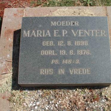 VENTER Maria E.P. 1898-1976