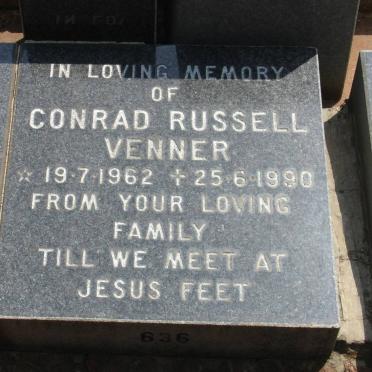 VENNER Conrad Russell 1962-1990