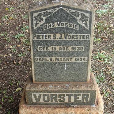 VORSTER Pieter S.J. 1930-1934