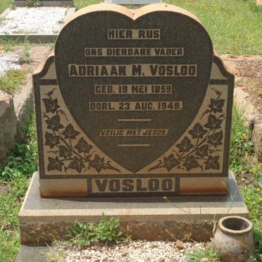 VOSLOO Adriaan M. 1859-1949