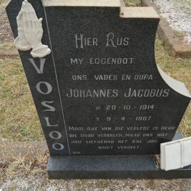 VOSLOO Johannes Jacobus 1914-1987