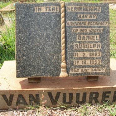 VUUREN Daniel Rudolph, van 1883-1953