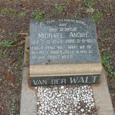 WALT Michael André, van der 1953-1955