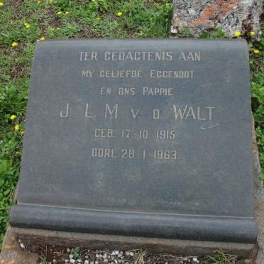 WALT J.L.M., v.d. 1915-1963