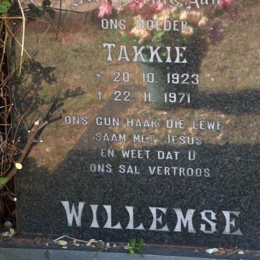 WILLEMSE Takkie 1923-1971