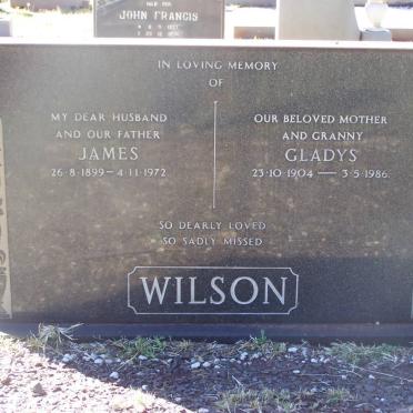WILSON James 1899-1972 &amp; Gladys 1904-1986