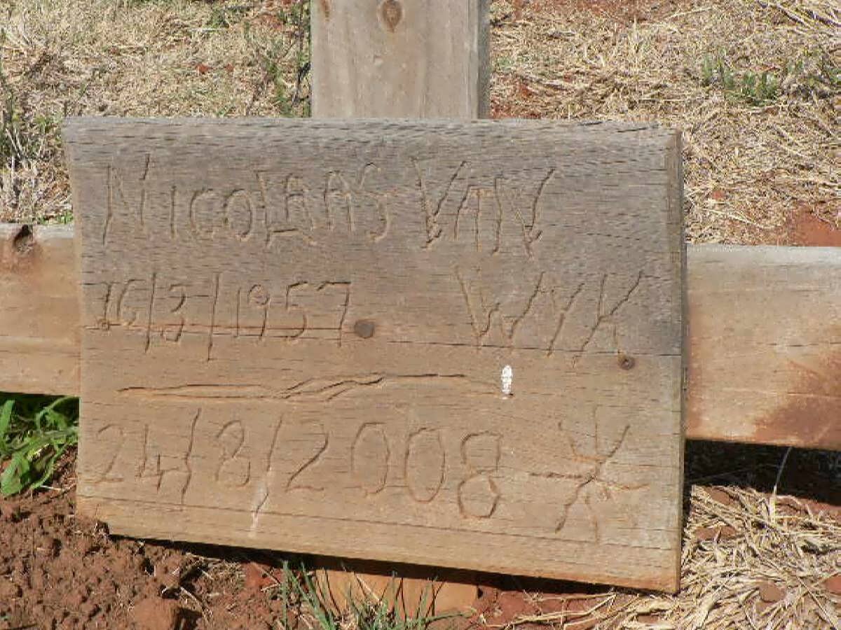 WYK Nicolaas, van 1957-2008