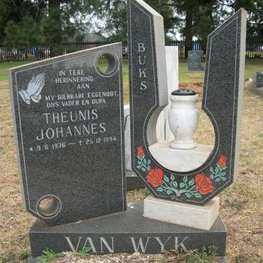 WYK Theunis Johannes, van 1936-1994