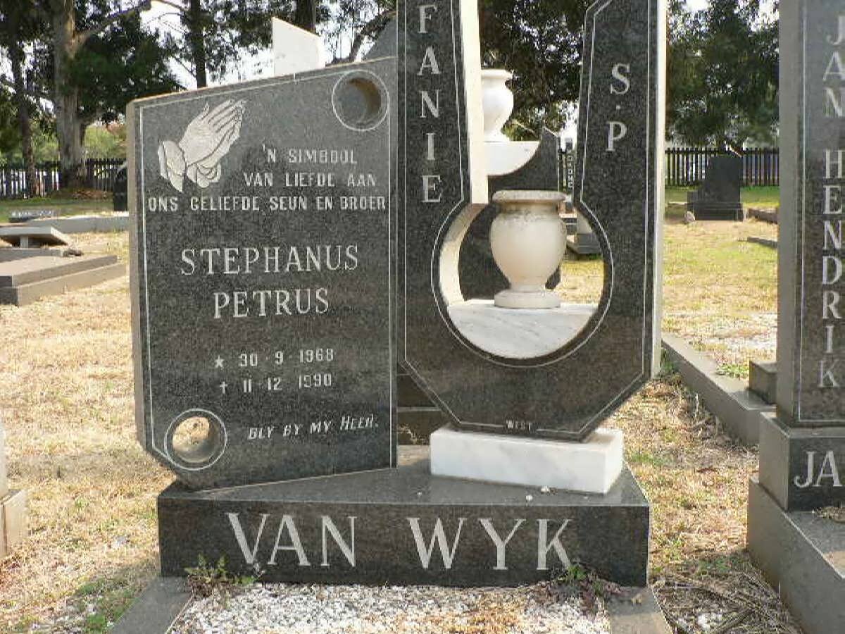 WYK Stephanus Petrus, van 1968-1990