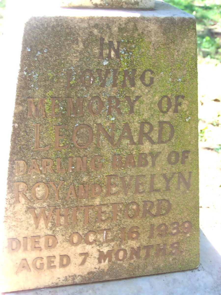 WHITEFORD Leonard -1939