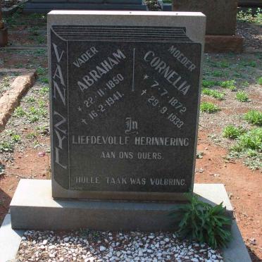 ZYL Abraham, van 1850-1941 &amp; Cornelia 1872-1933