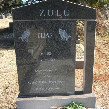 ZULU Elias 1906-1964