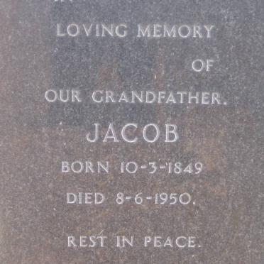 ? Jacob 1849-1950