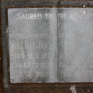 ? William James 1878-1962 &amp; Sarah Watson 1879-1967