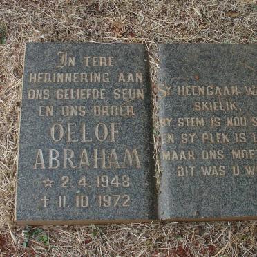 ? Oelof Abraham 1948-1972