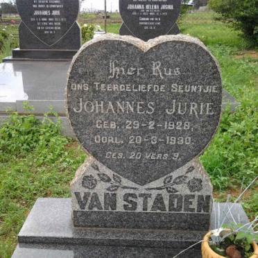 STADEN Johannes Jurie, van 1928-1930