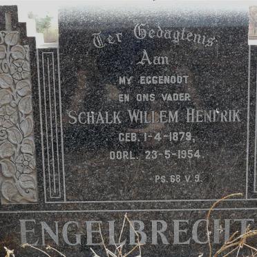 ENGELBRECHT Schalk Willem Hendrik 1879-1954