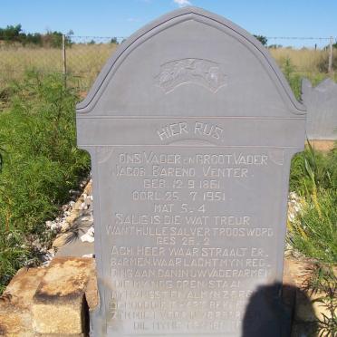VENTER Jacob Barend 1861-1951